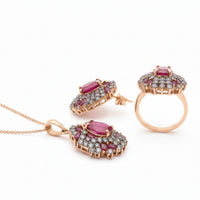 Royal Teardrop Jewellery Set - Jewel by JF