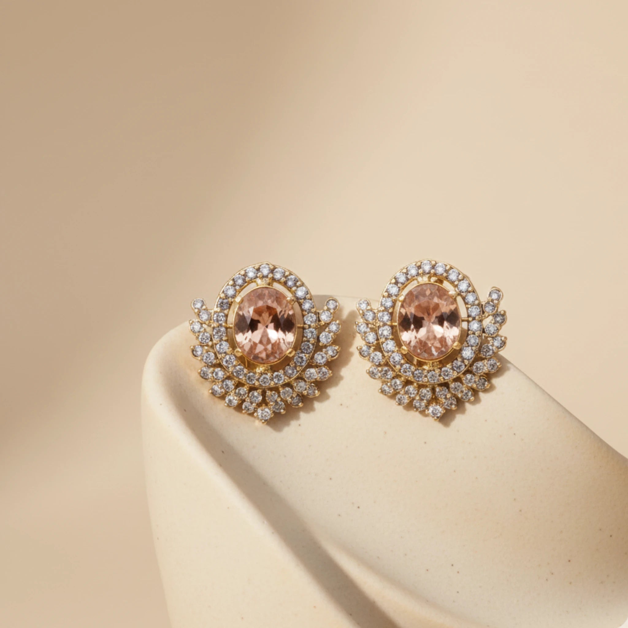 Scalloped Wing Earrings - Jewel by JF