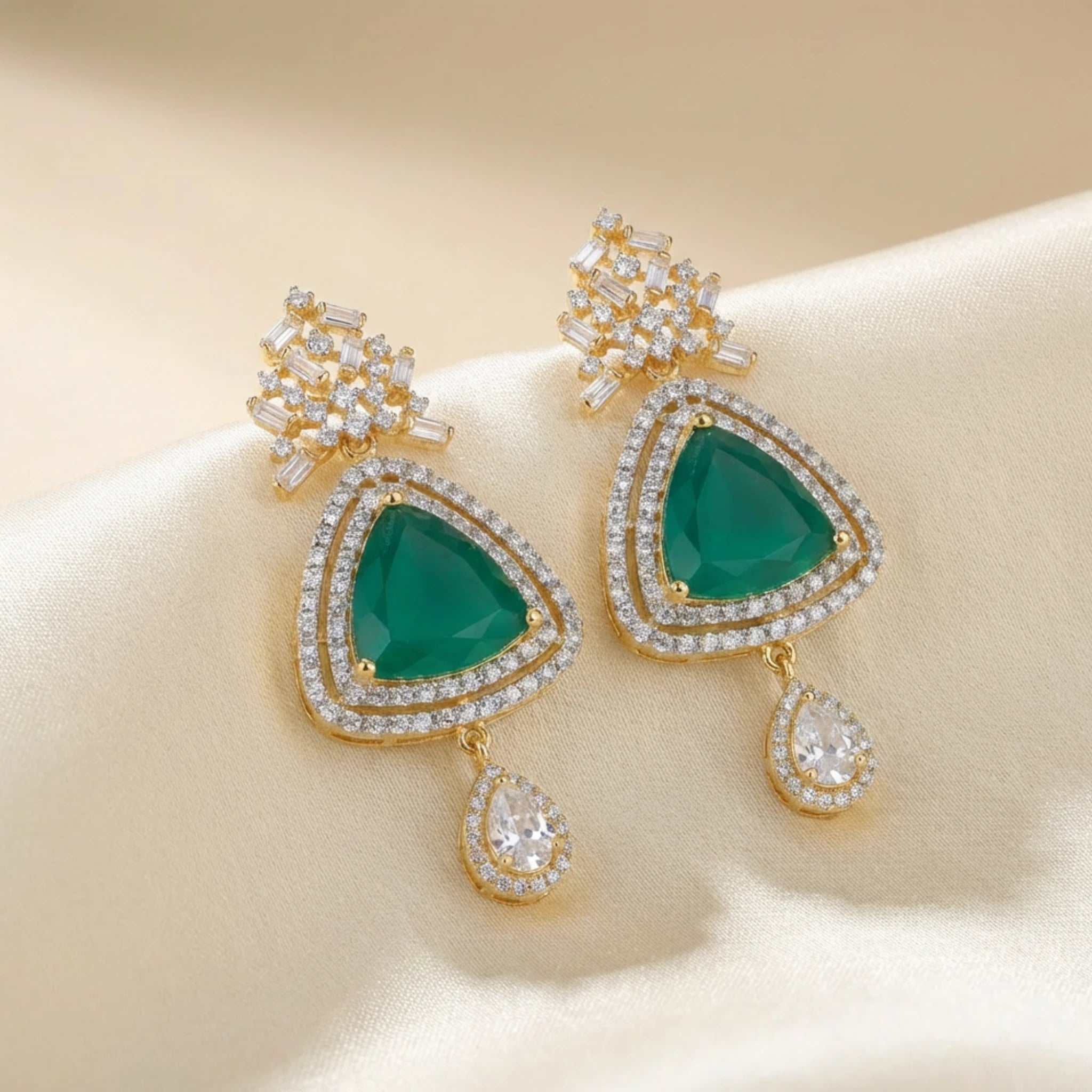 Trillium Drop Earrings - Jewel by JF