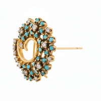 Turquoise Garland Earrings - Jewel by JF