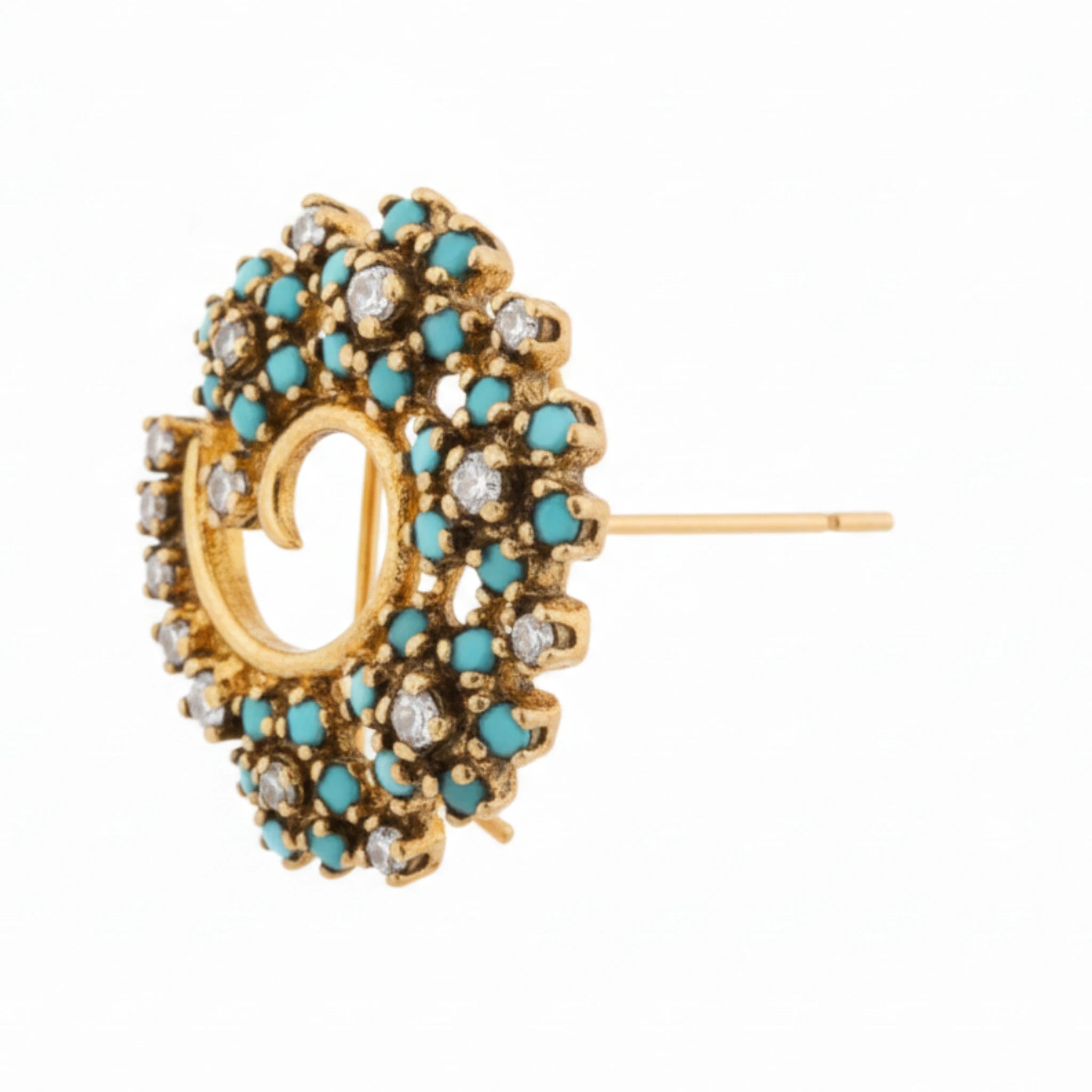 Turquoise Garland Earrings - Jewel by JF