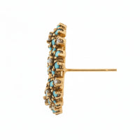 Turquoise Garland Earrings - Jewel by JF